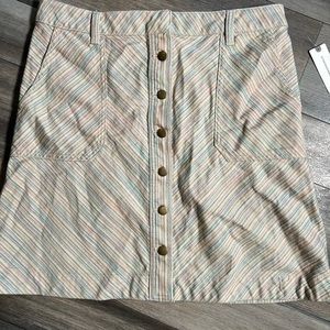 NWT Anthropologie Pilcro and The Letterpress Women Button Skirt- 12‎